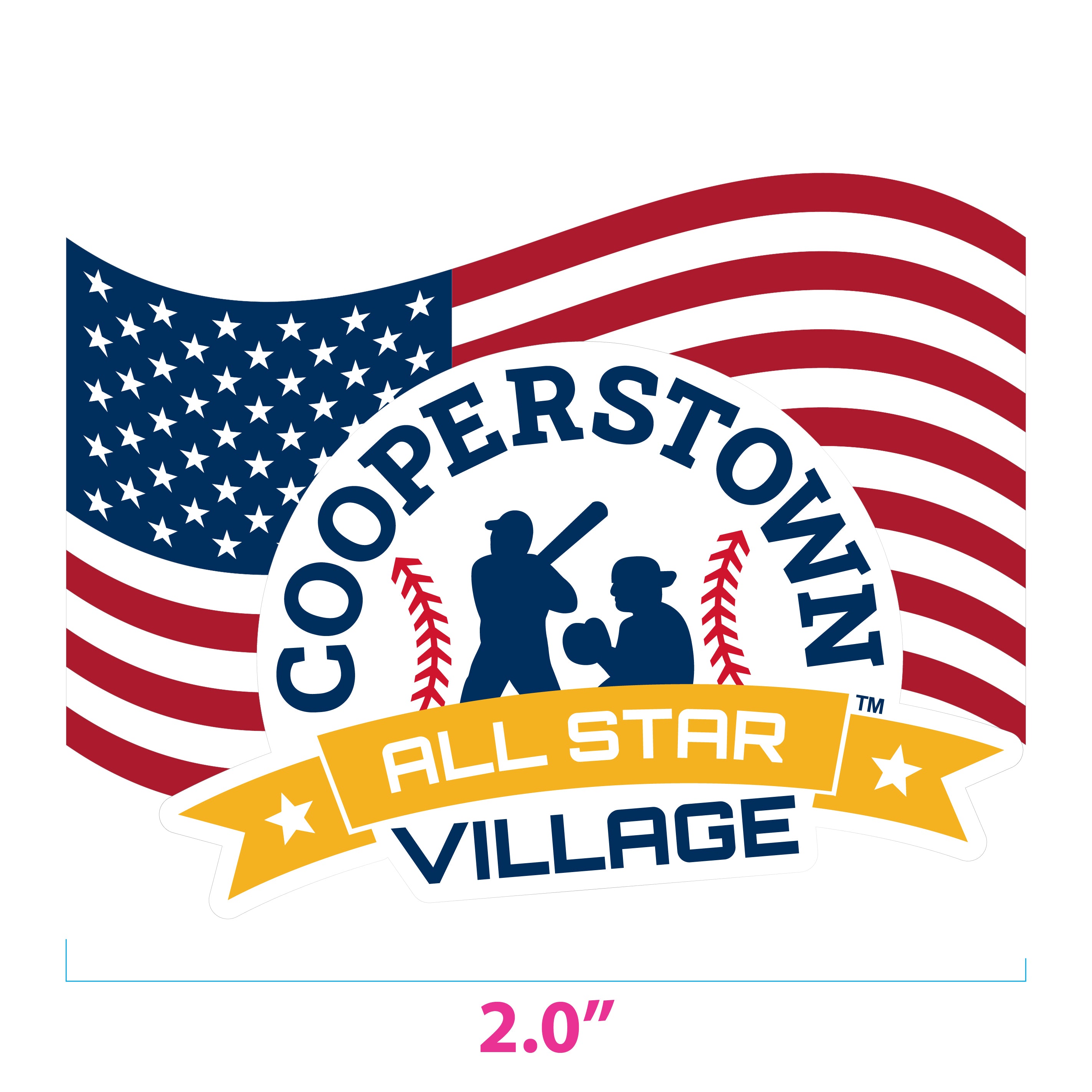 CASV 2023 Blue Jersey Trading Pin – Cooperstown All Star Village