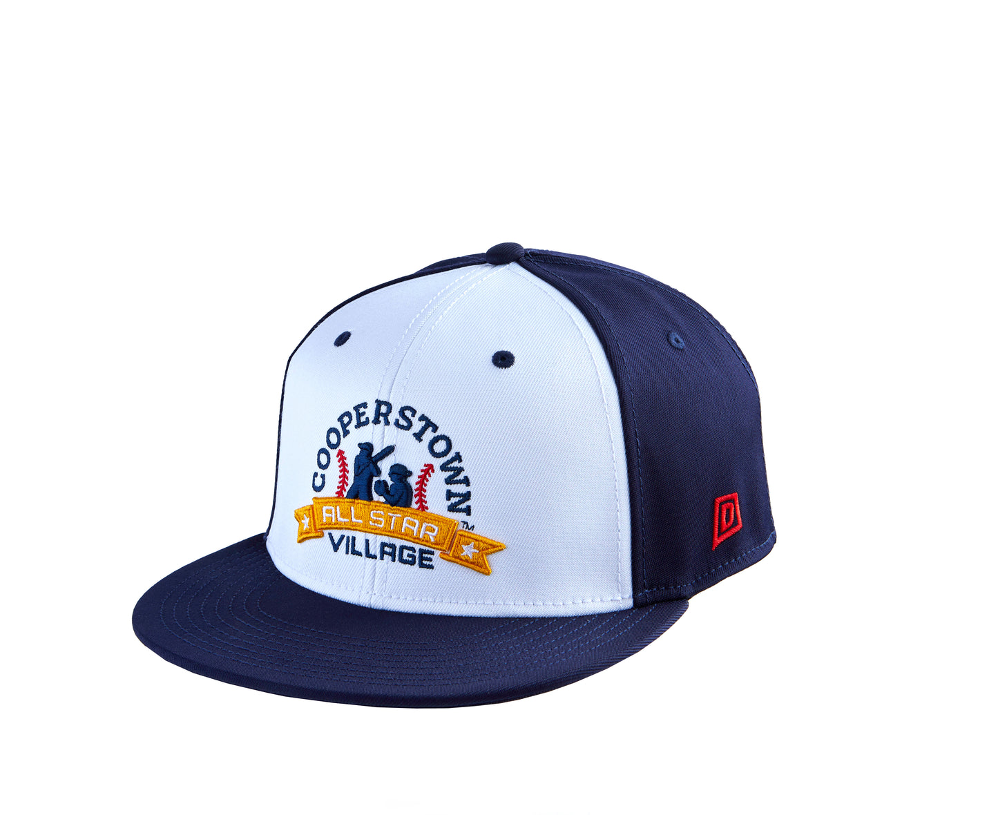 Navy Logo Custom Fit Baseball Cap (UPGRADE OPTION)