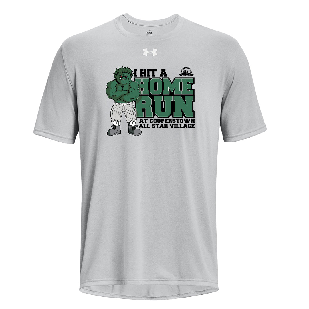 Youth I Hit a Home Run Green Monster Tech T-Shirt