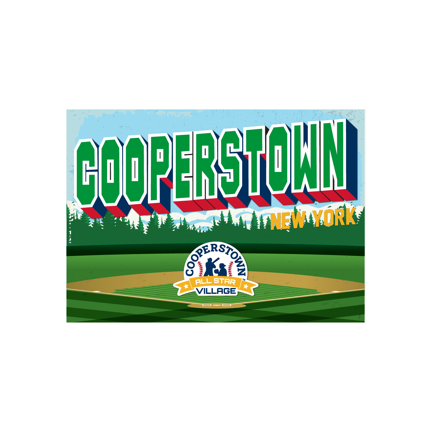Cooperstown All Star Village Magnets