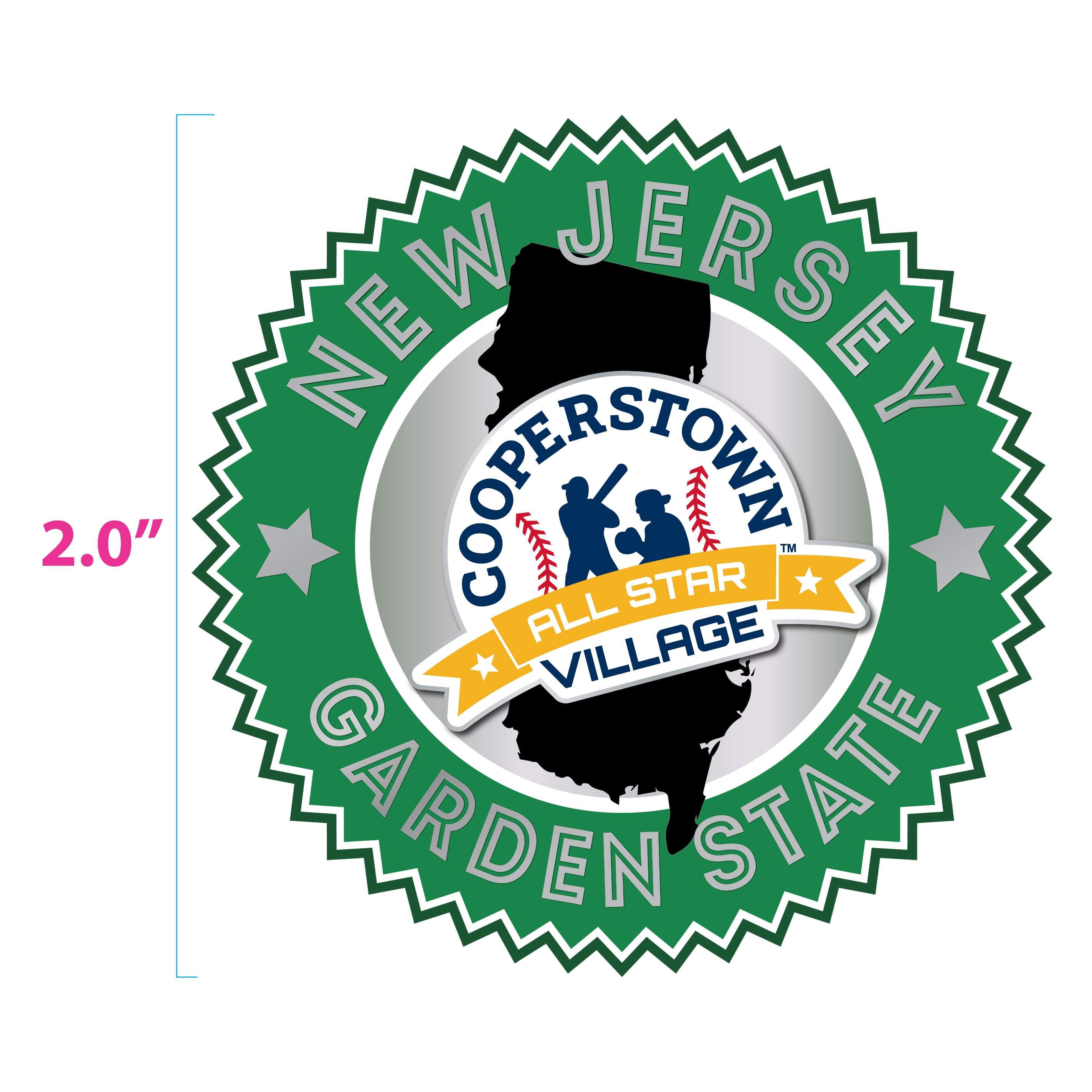 CASV 2023 Blue Jersey Trading Pin – Cooperstown All Star Village