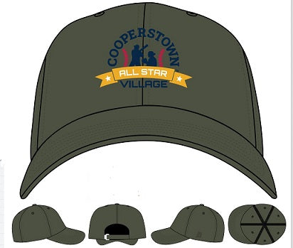 Olive Green Snapback Hat
