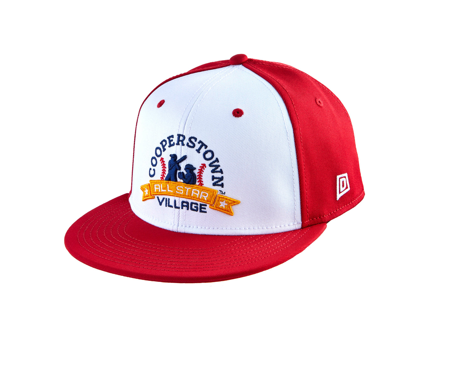 Red Logo Custom Fit Baseball Cap (UPGRADE OPTION)