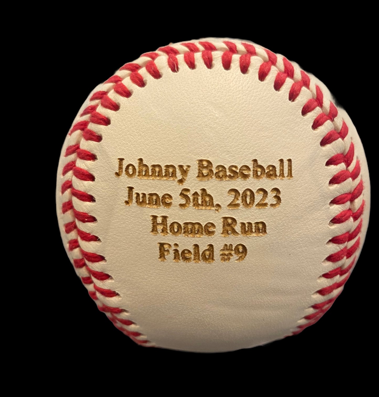 Home Run Ball Engraving