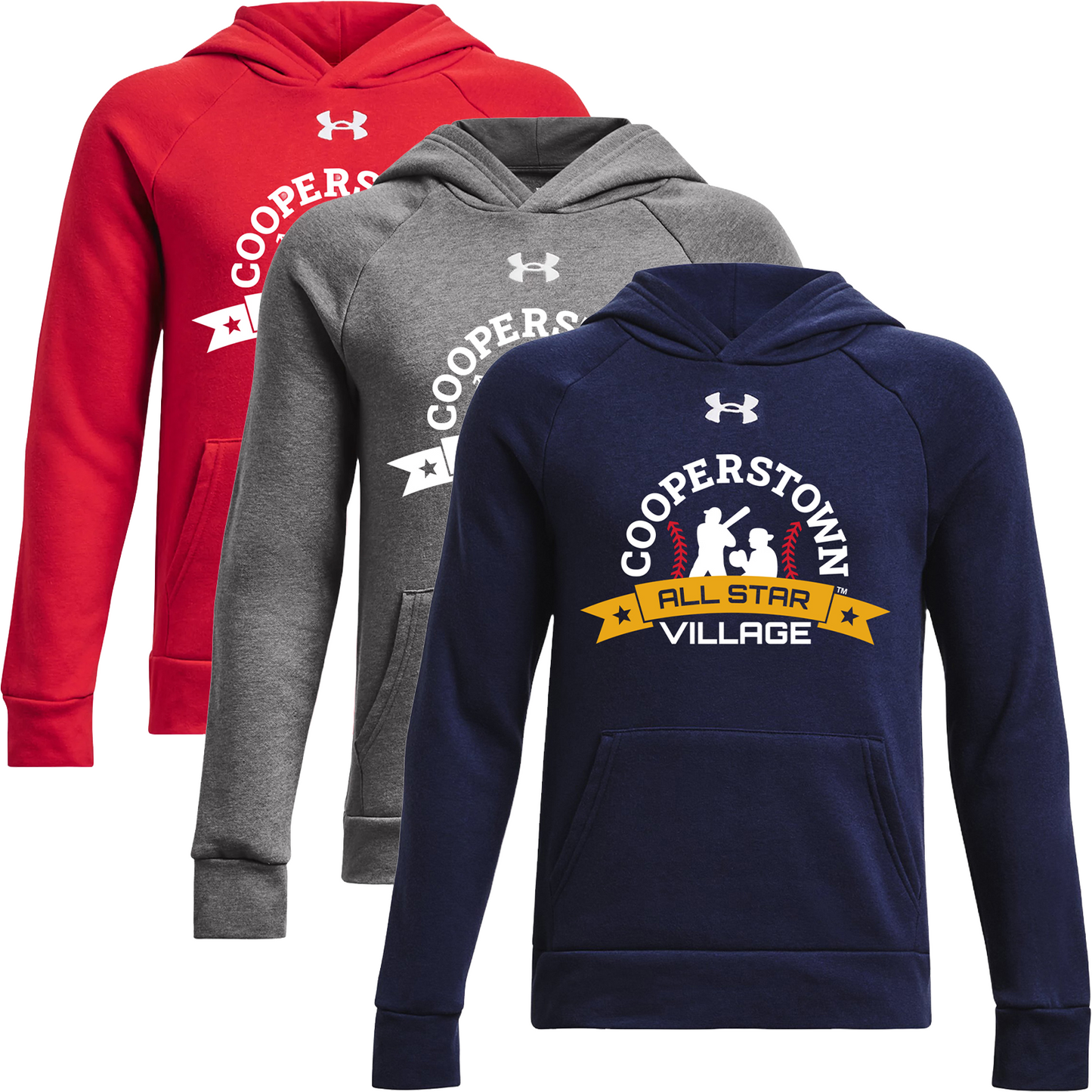 Youth Logo Rival Fleece Hoodie