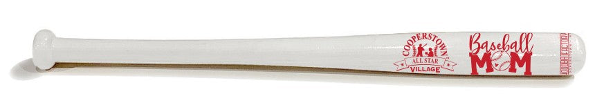CASV Engraved Baseball Mom Mini Bat