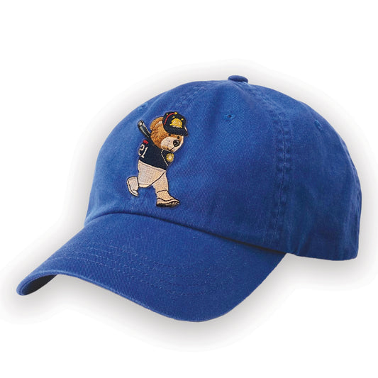 Blue Bear Player Polo Baseball Cap