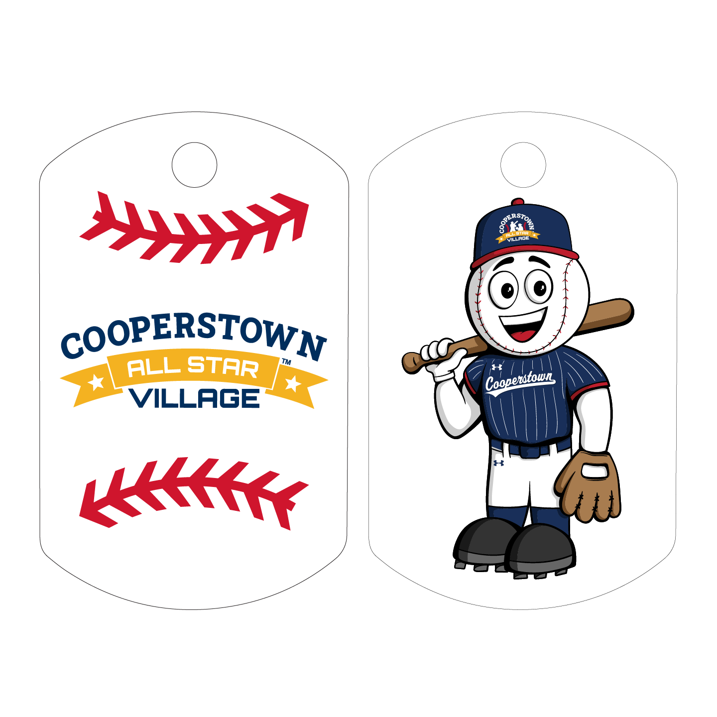 Cooperstown All Star Village Dog Tags
