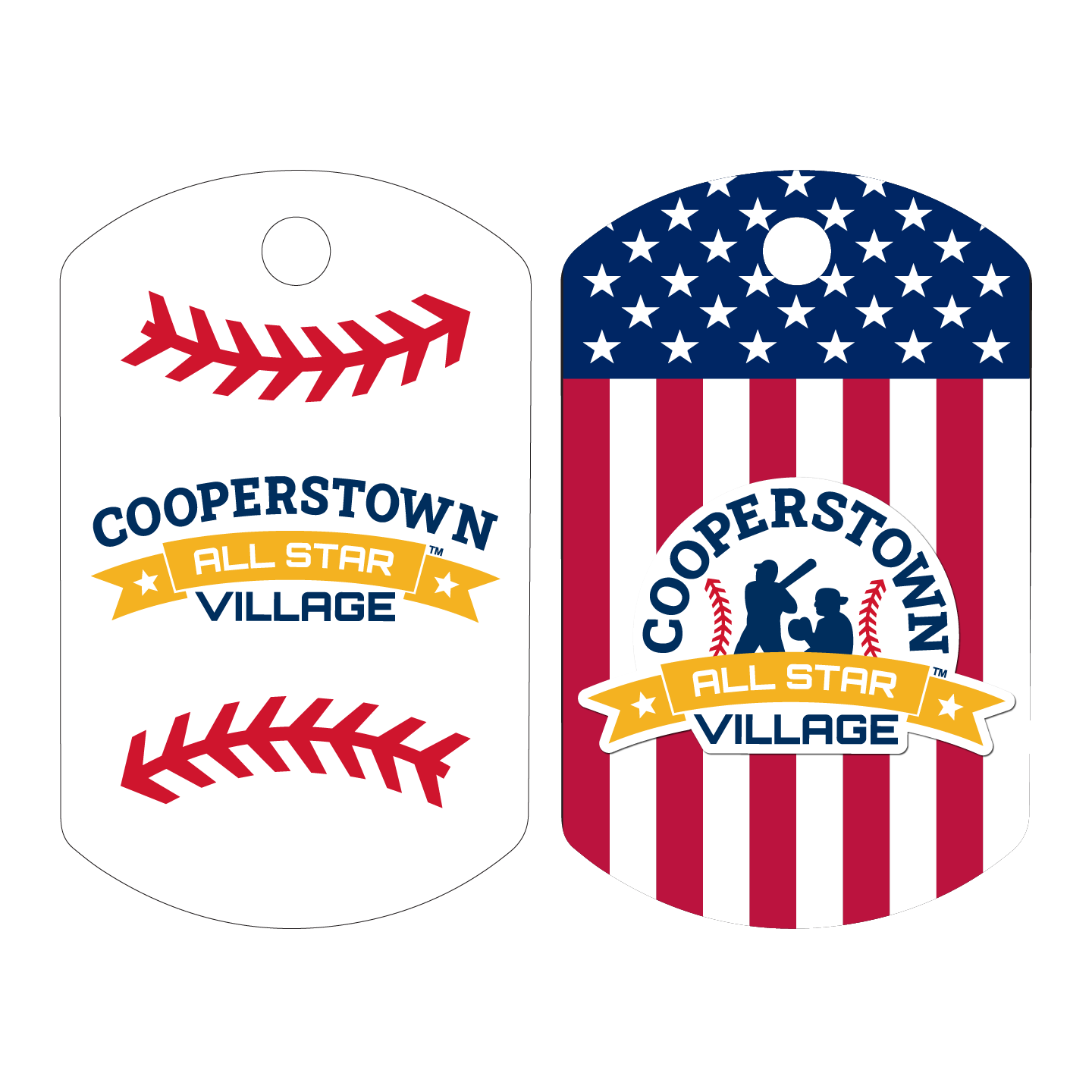 Cooperstown All Star Village Dog Tags