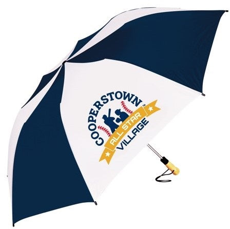 Cooperstown Navy/White Custom Umbrella