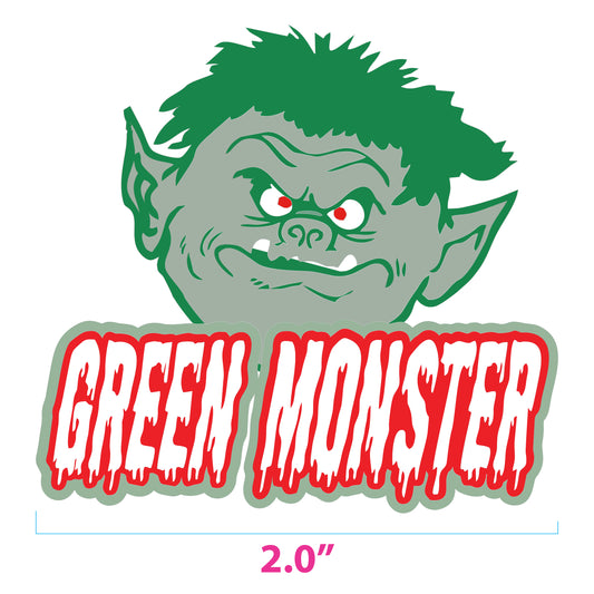 Green Monster Icon Trading Pin