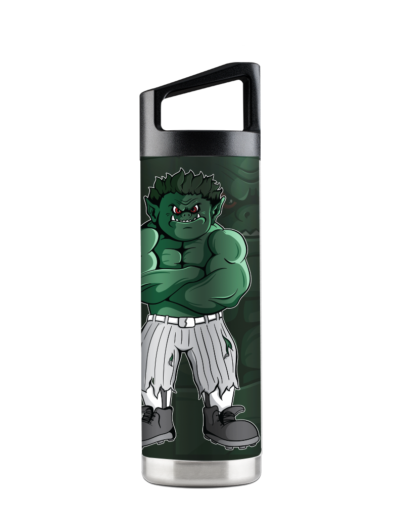 Green Monster Water Bottle-16oz
