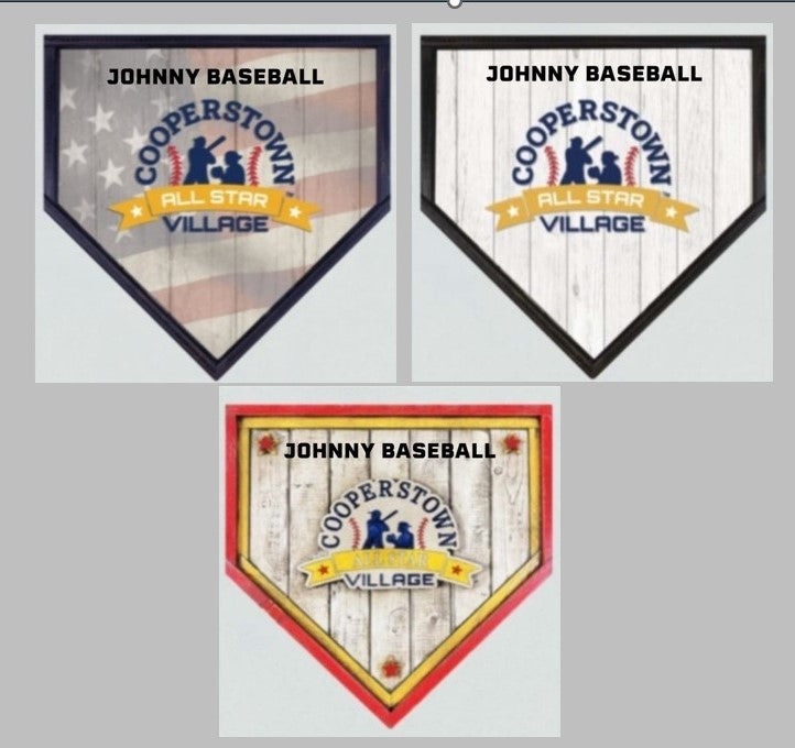 Engraved Home Plate Signs 10