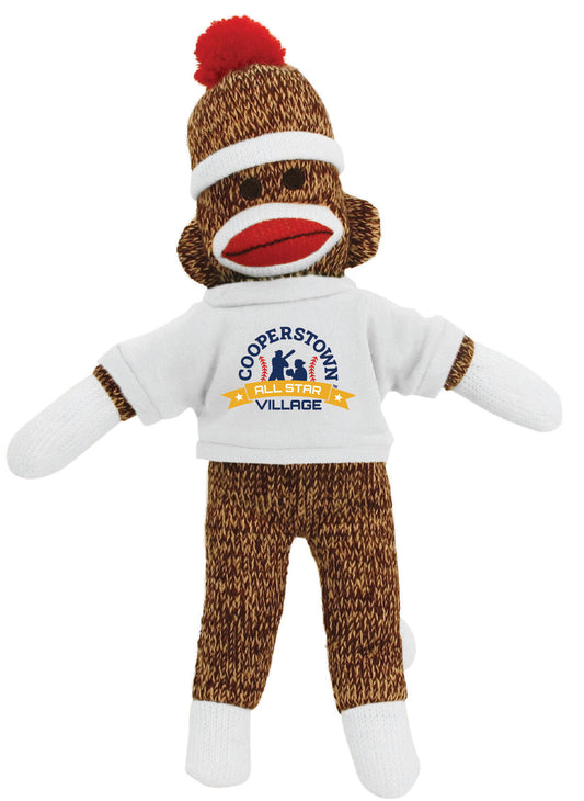 Sock Monkey/White Shirt