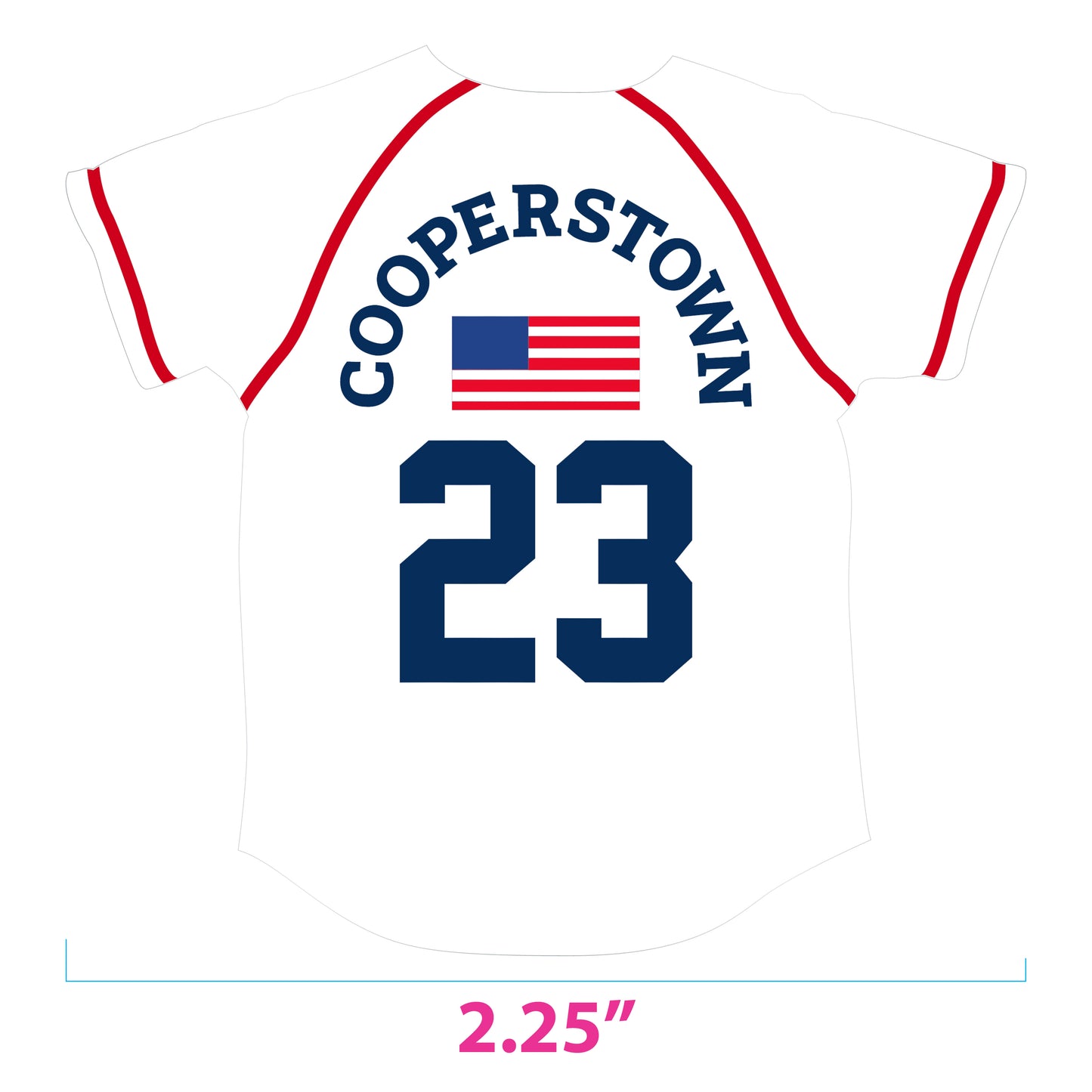 CASV 2023 White Jersey Trading Pin