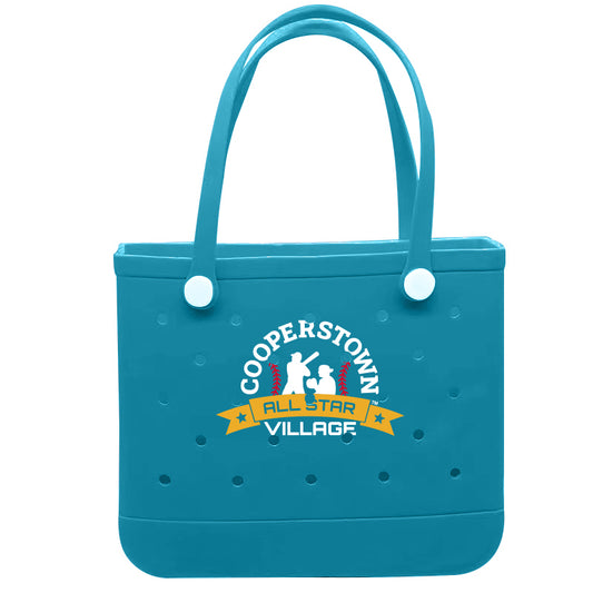 Lake Blue Rubber Beach Bag