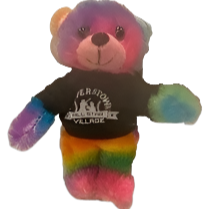 CASV 4" Rainbow Bear Keychain