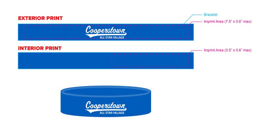 Cooperstown All Star Village Silicone Bracelet