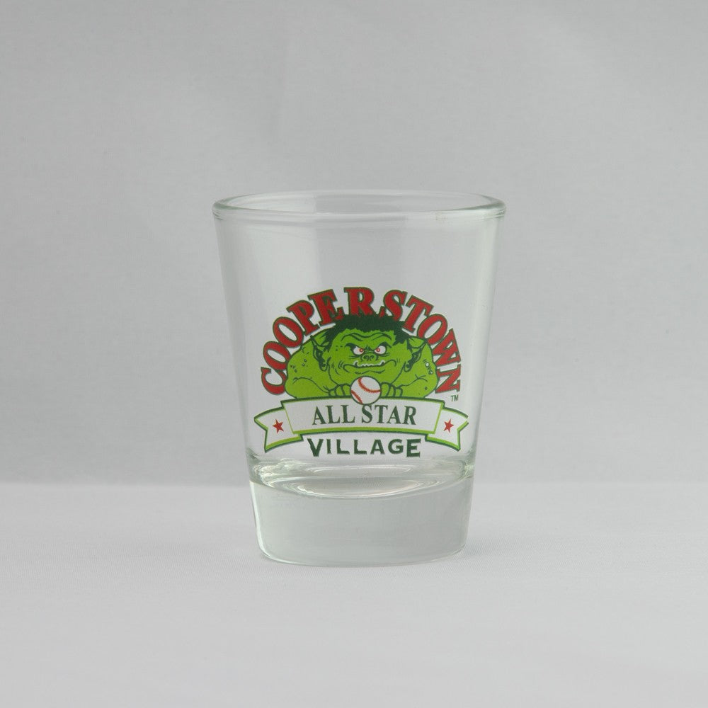 Green Monster Shot Glass Cooperstown All Star Village