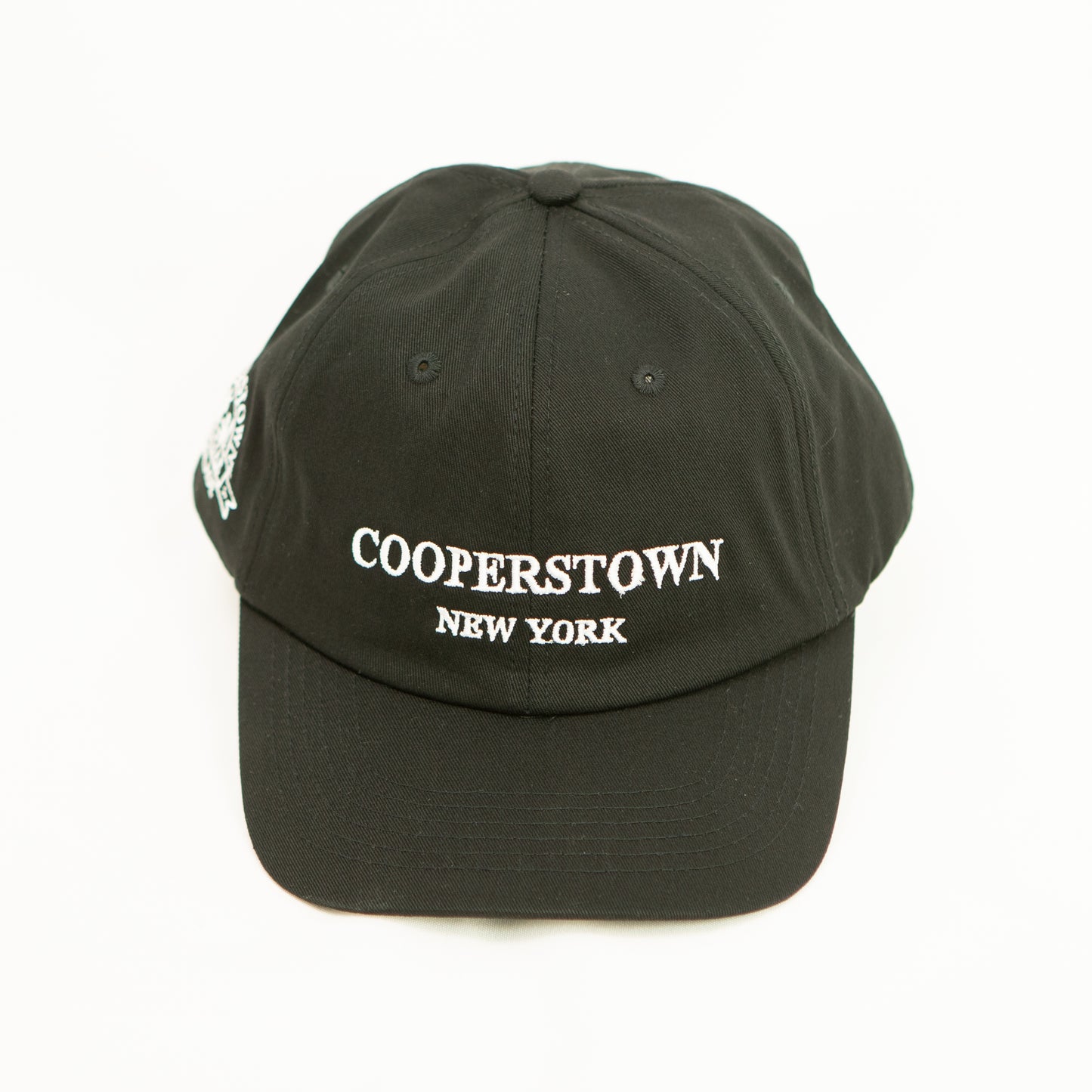 Black Polo Style Cooperstown Baseball Cap