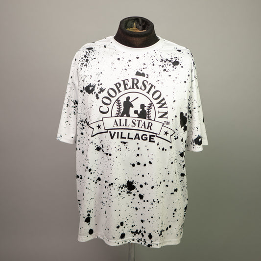 White/Black Splatter Dri Fit T-Shirt