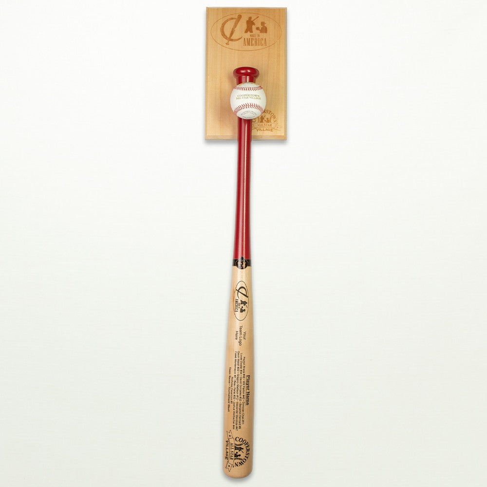Single Baseball Bat Rack Display