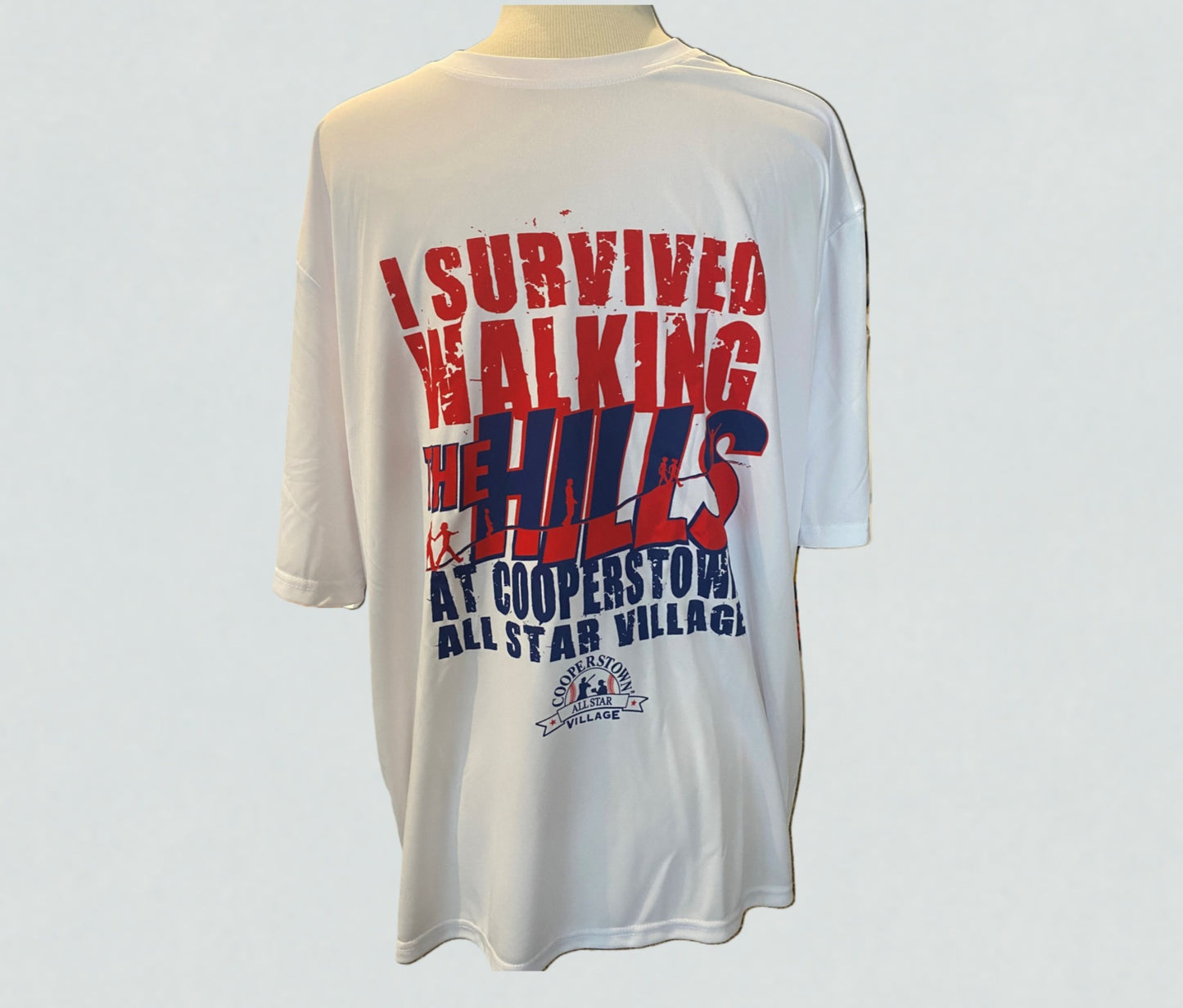 I survived walking the hills at Cooperstown All Star Village Dri-Fit T-shirt