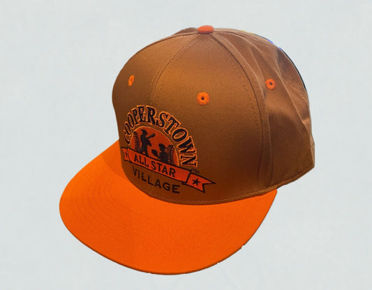 Tan / Orange Baseball Cap